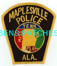 ALABAMA,MAPLESVILLE POLICE 4